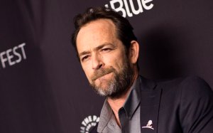 Actor Luke Perry attends The 2018 PaleyFest screening of "Riverdale" at the Dolby Theater on March 25, 2018, in Hollywood, California. (Credit: VALERIE MACON/AFP via Getty Images)