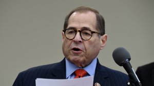 House Judiciary Committee Chairman Jerry Nadler speaks during a news conference on Capitol Hill on Nov. 19, 2019. (Credit: OLIVIER DOULIERY/AFP via Getty Images)