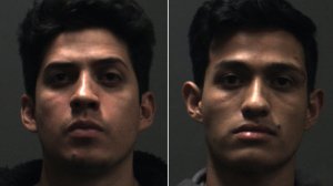 Rony Castaneda Ramirez, left, and Josue Castaneda Ramirez are seen in undated booking photos released on Dec. 16, 2019, by the Chino Police Department.