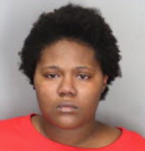 Asia Vester is seen in a booking photo released by the Shelby County Sheriff's Office. 