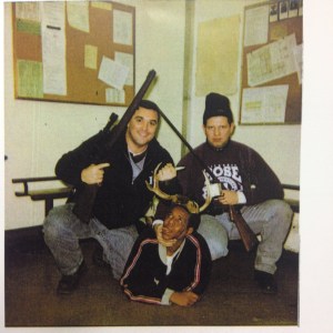 Jerome Finnigan, left, and Timothy McDermott, right, with an unidentified man. Photo obtained from court file from the Chicago Sun-Times.