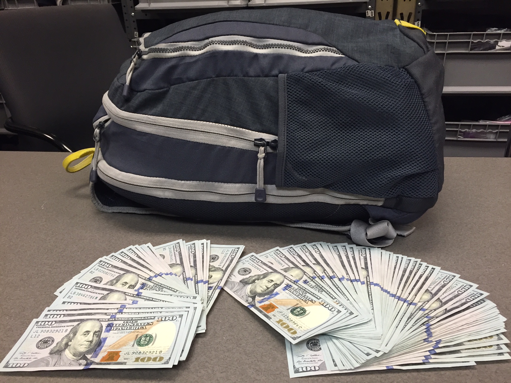 $8,000 cash was lost at the TSA checkpoint at O’Hare and eventually returned to its owner. (TSA photo.)