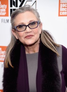 Carrie Fisher attends the 54th New York Film Festival - "Bright Lights" Photo Cal on October 10, 2016 in New York City. (Photo by Dimitrios Kambouris/Getty Images)