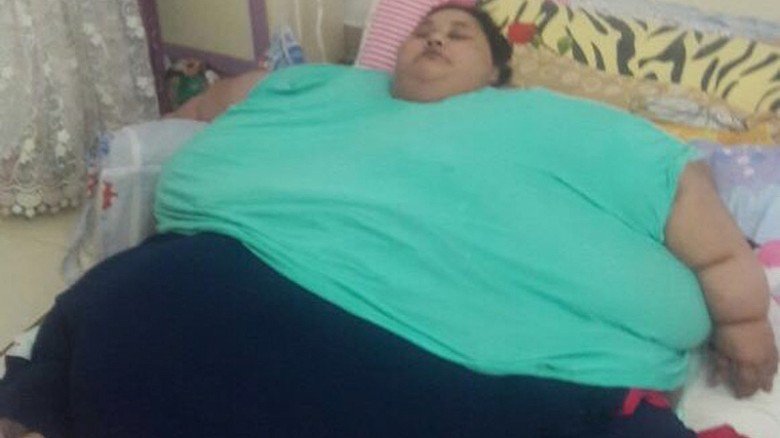 Eman Ahmed, from Egypt, is believed to be the world's heaviest woman. According to her family, she weighs 1,102 pounds (500 kg)."Eman didn't live life as everyone does," Shaimaa Ahmed, Eman's younger sister and carer, tells CNN. "She didn't enjoy her childhood or youth. She's been battling with her illness for 36 years."