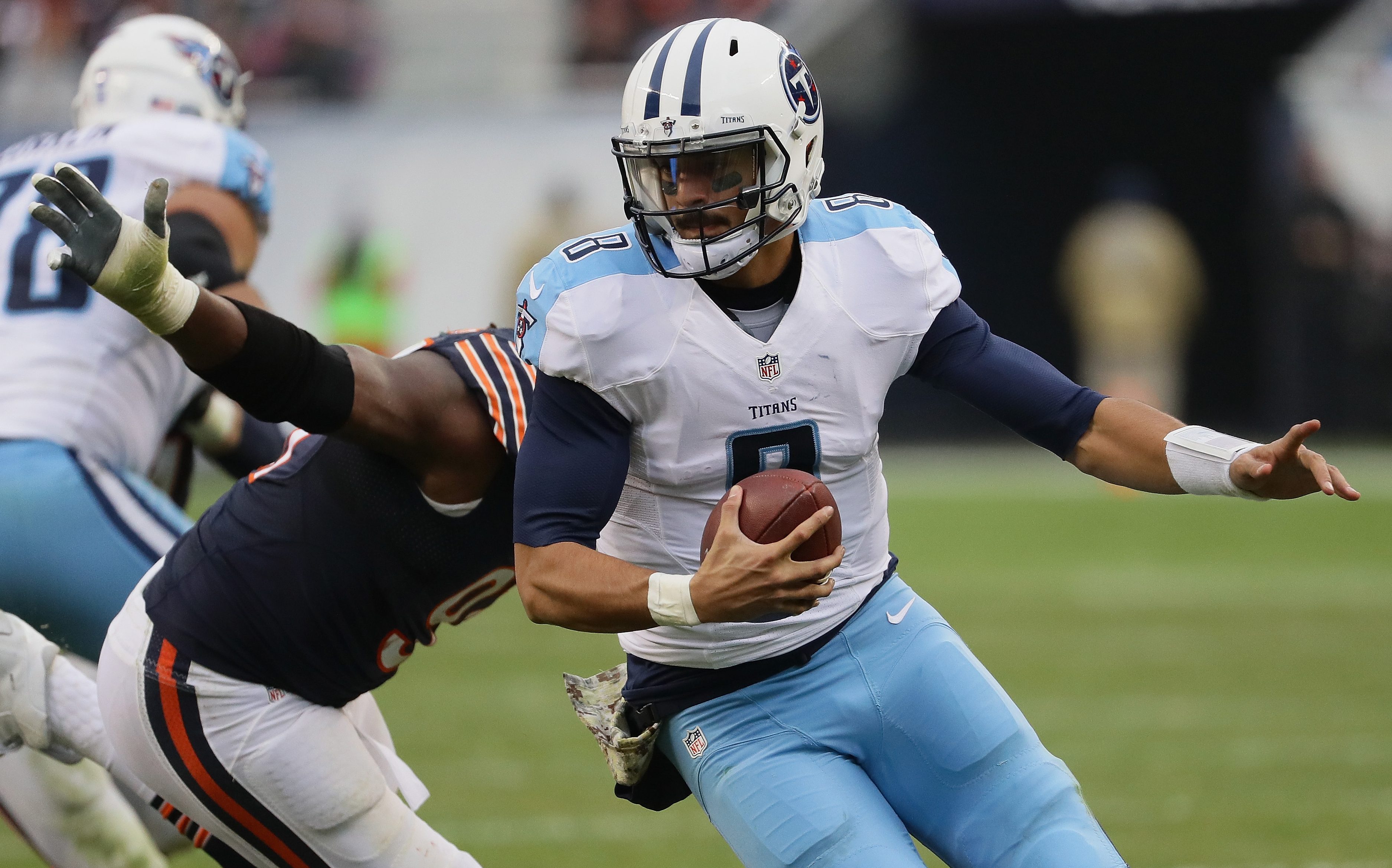 Marcus Mariota. (Photo by Jonathan Daniel/Getty Images)