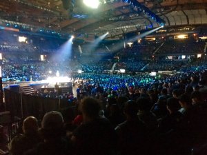 Huge crowd at Allstate Arena for WE Day Illinois