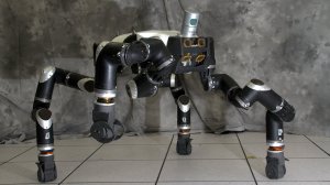 The RoboSimian disaster-response robot has four limbs, seven cameras and a LiDAR system. Together, the limbs ably move the robot across rough terrain and rubble but can also pick up and manipulate objects.