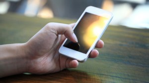 Touching Smart Phone
