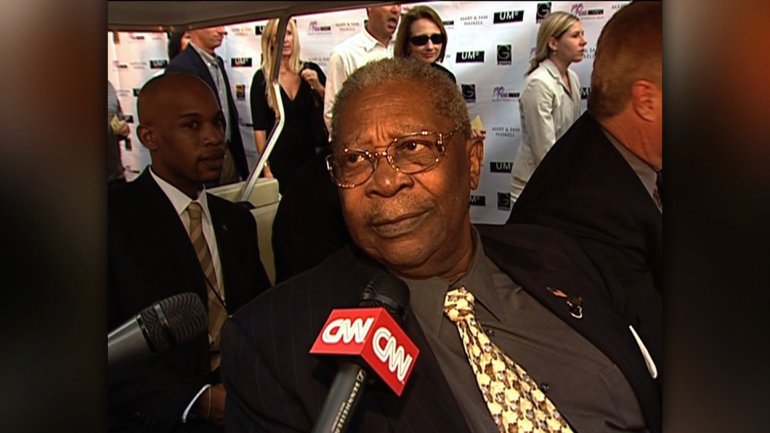 Riley B. King, the legendary guitarist known as B.B. King, whose velvety voice and staccato picking style brought blues from the margins to the mainstream, died Thursday night, May 14, 2015, his daughter said. He was 89. King was admitted to a Las Vegas hospital earlier in May, 2015 after suffering from dehydration, his daughter, Patty King said. His dehydration was caused by Type II diabetes. Photo: B.B. King speaks to CNN on February 20, 2005, during his 80th birthday celebration.