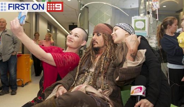 Johnny Depp Hospital Visit Jack Sparrow