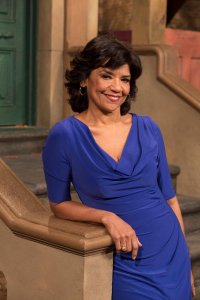 Sonia Manzano has played shop owner Maria on PBS's Sesame Street for 45 years.