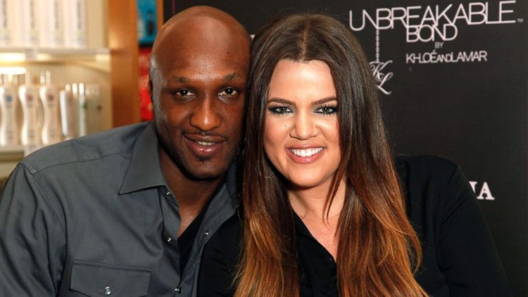 Lamar Odom & estranged wife Khloe Kardashian