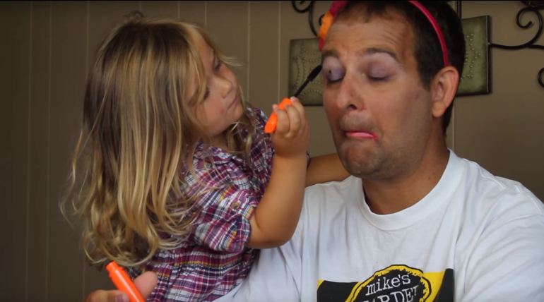 daddy daughter makeup