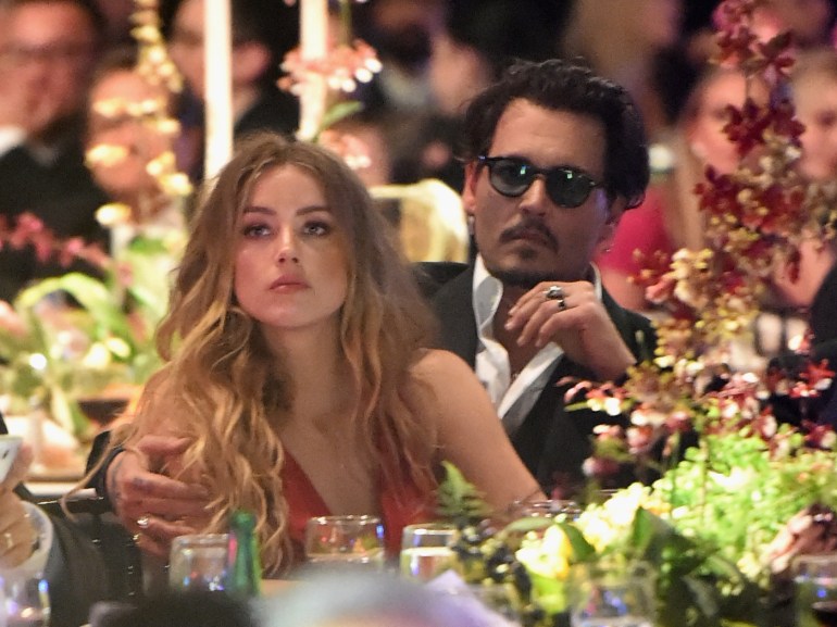 CULVER CITY, CA - JANUARY 09: Actors Amber Heard and Johnny Depp attend The Art of Elysium 2016 HEAVEN Gala presented by Vivienne Westwood & Andreas Kronthaler at 3LABS on January 9, 2016 in Culver City, California. (Photo by Jason Merritt/Getty Images for Art of Elysium)