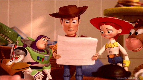 toy story woody reading
