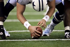 ARLINGTON, TX - NOVEMBER 26: Long snapper Louis-Philippe Ladouceur #91 of the Dallas Cowboys warms up before a game against the Oakland Raiders at Cowboys Stadium on November 26, 2009 in Arlington, Texas. The Cowboys defeated the Raiders 24-7. (Photo by Wesley Hitt/Getty Images)