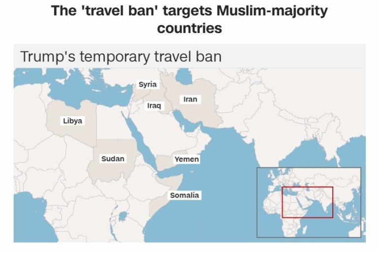 In the span of a weekend, President Trump's travel ban sent the country into crisis. There is passion on both sides of the issue, and as provisions and court orders and changes to the executive order fly from every direction, it's time to step back and look at some numbers that put the ban in context.