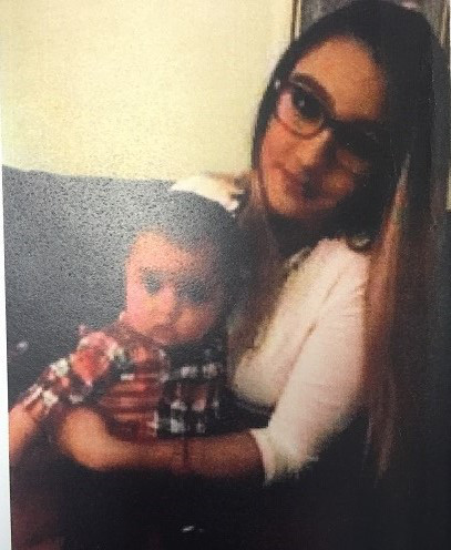 Lizzy Rivera Colindres and her son